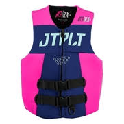 Gilet Jetpilot femme RX NÉOPRÈNE FEMME BLEU/ROSE