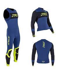 Combinaison homme jet ski Jetpilot Matrix RX Race John et veste Navy Fluo